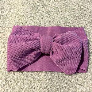 🔴 $3 Purple Hair Bow Baby Girl Hair Accessory NWT